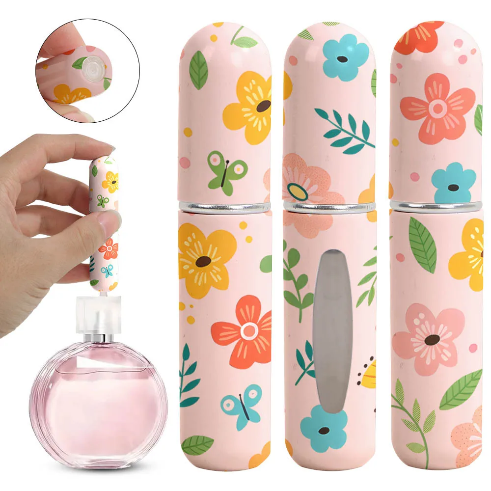 5ml Mini Refillable Perfume Spray Bottle Atomizer – Travel Size Rotating Spray Bottle f... - SKU RPFB1457 - UGI Packaging