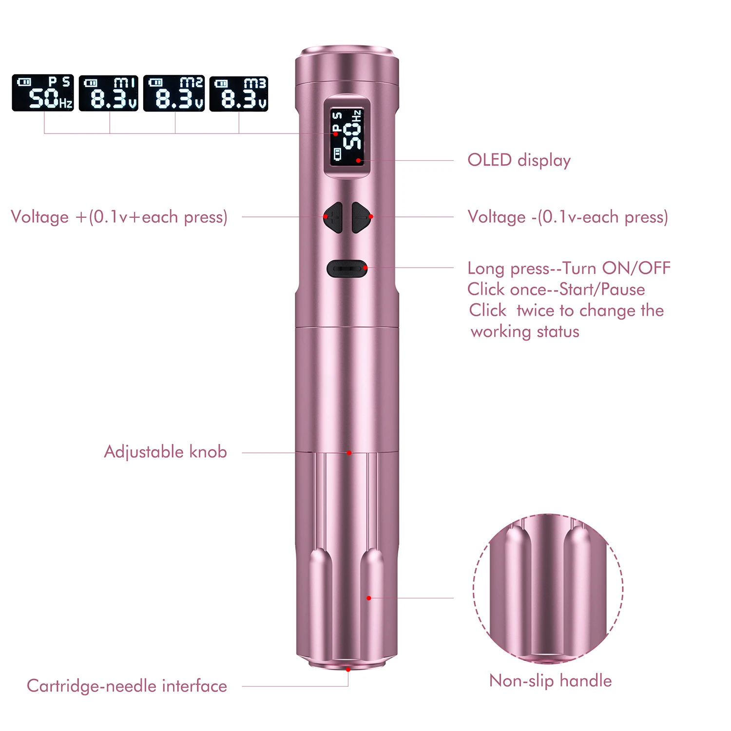 K6003 Wireless Tattoo Machine Rotary Pen Original German Motor