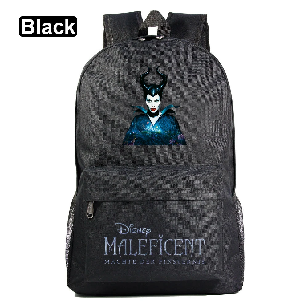 

Новый школьный рюкзак с принтом Disney Maleficent, повседневные дорожные сумки для девочек и мальчиков-подростков, школьные рюкзаки для студентов в стиле Харадзюку