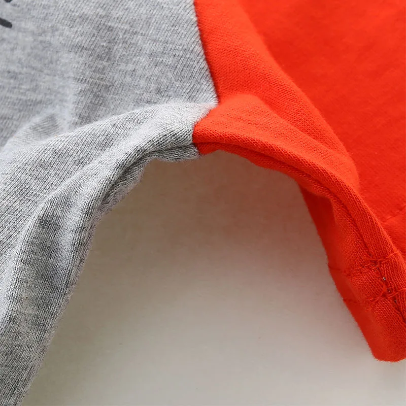 2025 New Grey T-shirts for Children's Clothing Baby Boys Blouses Tops Kids Clothes Cartoon Vehicles Cotton