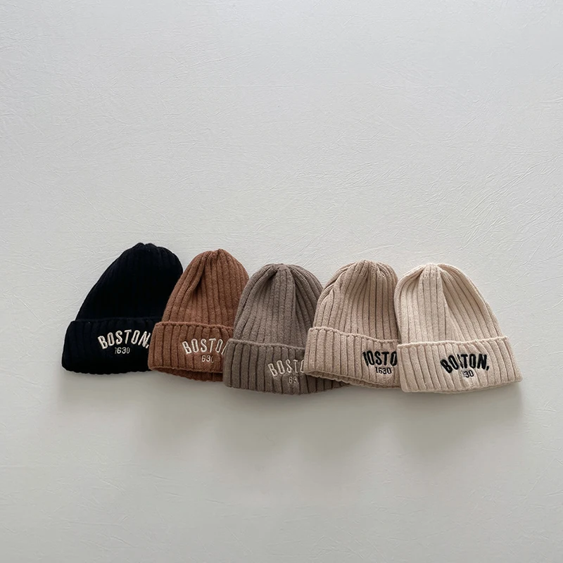 Knit Hat Winter Baby Toddler Kids Girls Boys Bonnet