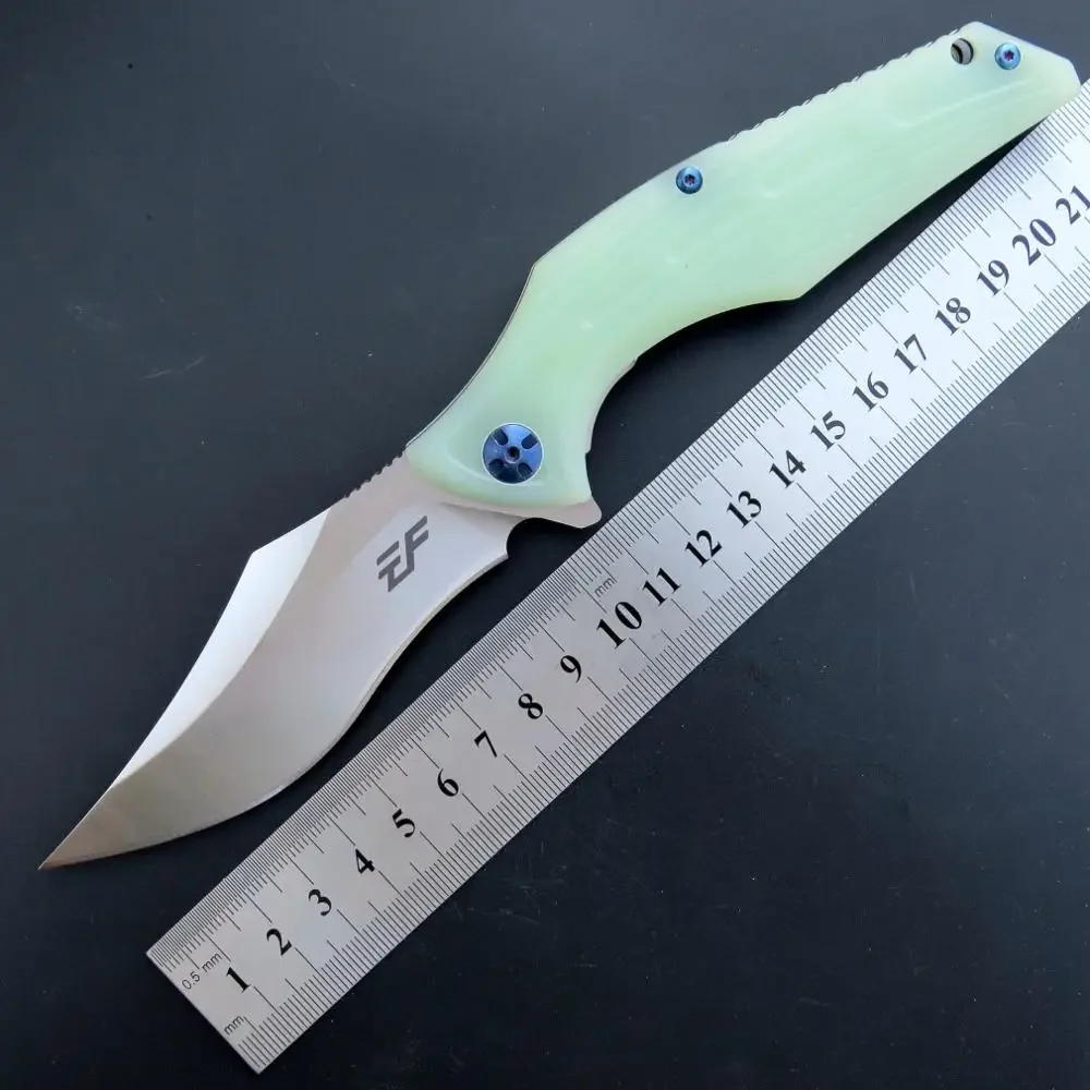 

Складной нож EF924, стальное лезвие D2, Ручка G10, для кемпинга, охоты, повседневные инструменты
