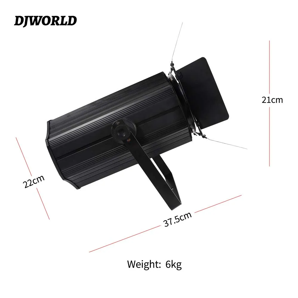 Zoom LED 200W COB Warm Cool White Par Lights With Baffle DMX512 Professional DJ Equipment For Party Theater Wedding Concert 3