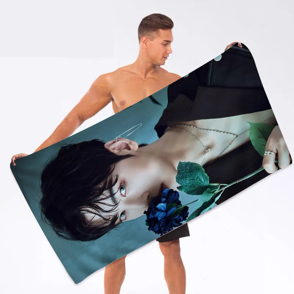 Korea Cha Eun Woo Towel Microfiber Beach Towel Absorbent Quick dry Soft Yoga Swimming Resort Mountain Climbing Towel 4