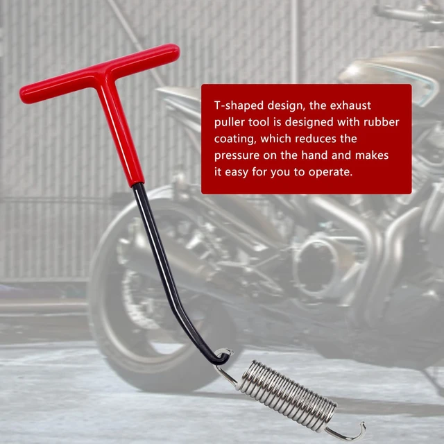 Motorcycle Exhaust Spring Hook T Shaped Handle Exhaust Pipe Spring Wrench  Puller Installer Hooks Tool - AliExpress