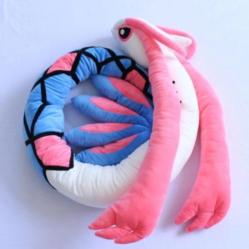 

Покемон милотик, красивая змея, мультяшная аниме подушка, кукла, мягкое животное, плюшевое украшение для комнаты, игрушка в подарок, 250 см, большой размер