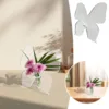 Glass Christmas Ornament Transparent Acrylic Butterfly Frame Vase Transparent Acrylic Butterfly Vase Garden Figurines Solar 2