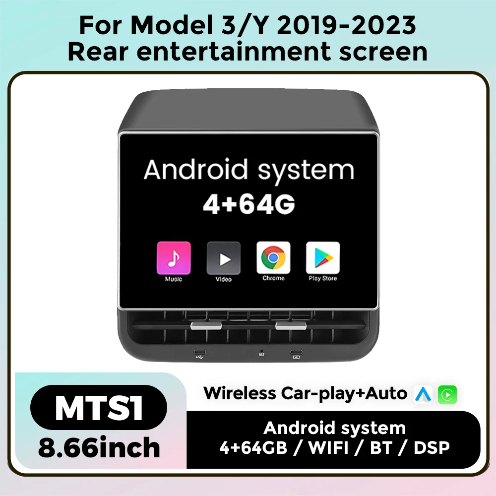 WirelessCarPlayAndroid13MultimediaVideoPlayerCarforTeslaModel
