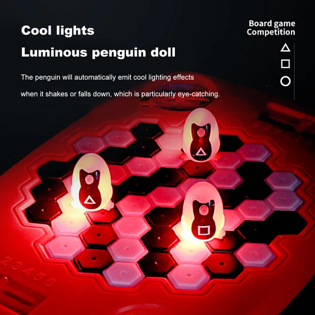 Penguin Trap Icebreaker Board Game Interactive Adult Kids Table Toys Family Desktop Games Save Penguins Balance Ice Cubes Toy 4