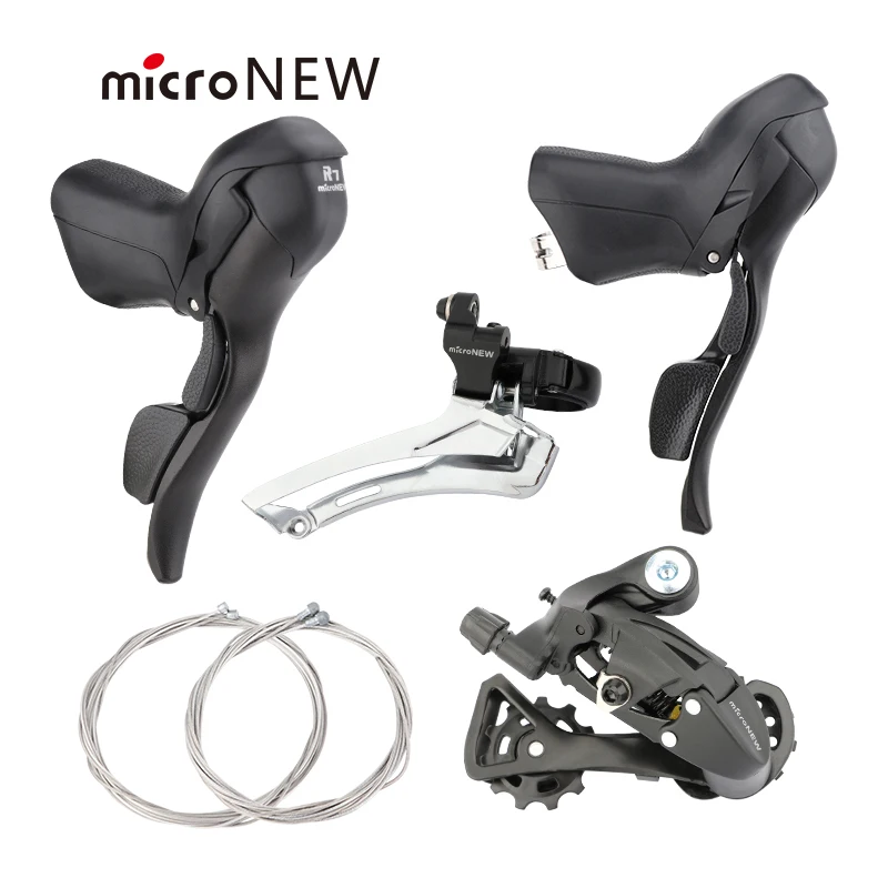 Description Picture 2 of itemMicroNEW Road Bike Shifters 3x7 3x8 3x9 3x10 3X11Speed Brake Lever Bicycle 2x7 2x8 2x9 2x10 Speed Derailleur for Shimano