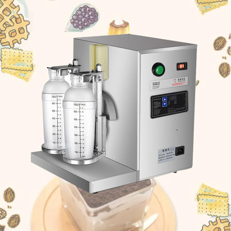 Double Shaker Bubble Tea Shaker Machine,bubble Tea Shaking Machine  Stainless Steel Auto Milk Tea Shaker Machine - Blenders - AliExpress