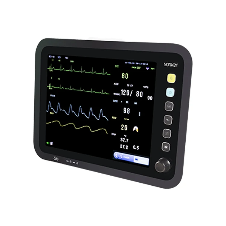 

S-t Segment Analysis Holter ECG Monitoring Patient Vital Signs Monitor Medical Multiparameter ICU Cardiac Patient Monitor Price