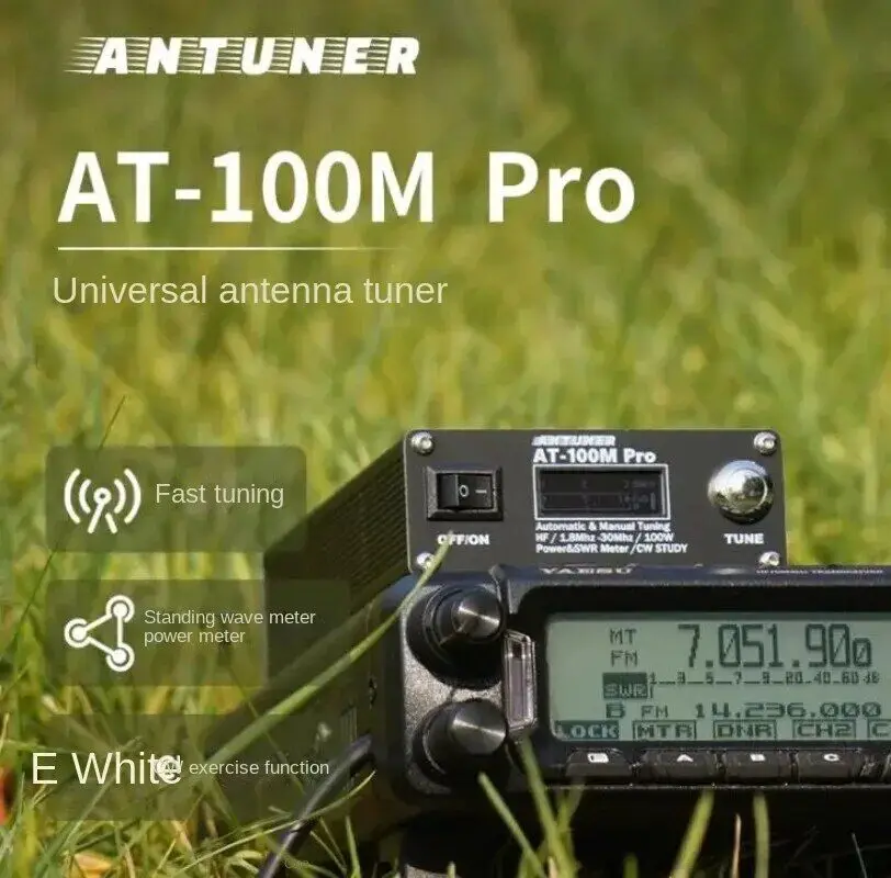 

AT-100M Pro Universal Antenna Tuner Automatic and Manual Tuning for YAESU/ICOM/KENWOOD