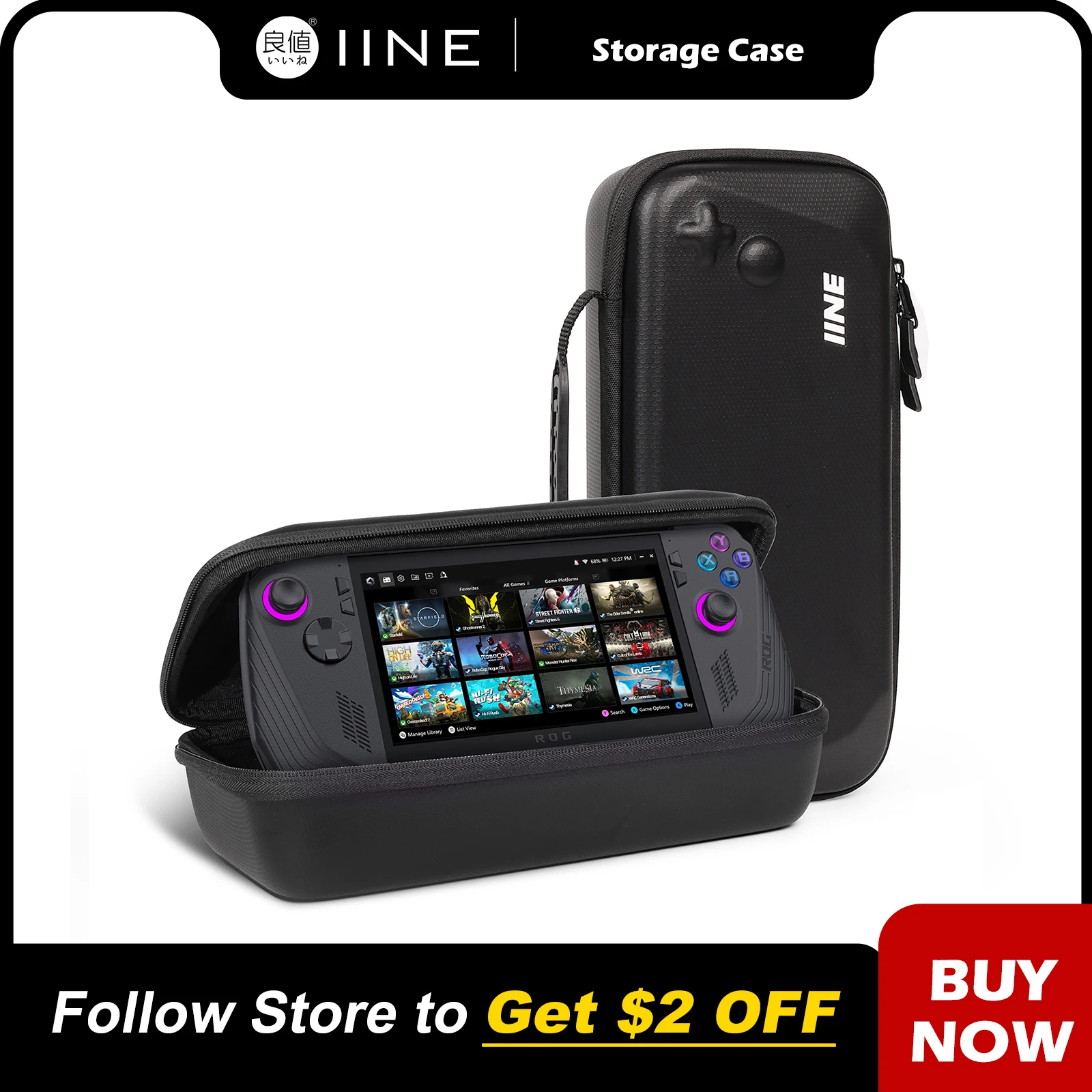IINE STORAGE CASE FOR ROG ALLY X/Carrying Case for ROG ALLY X 1