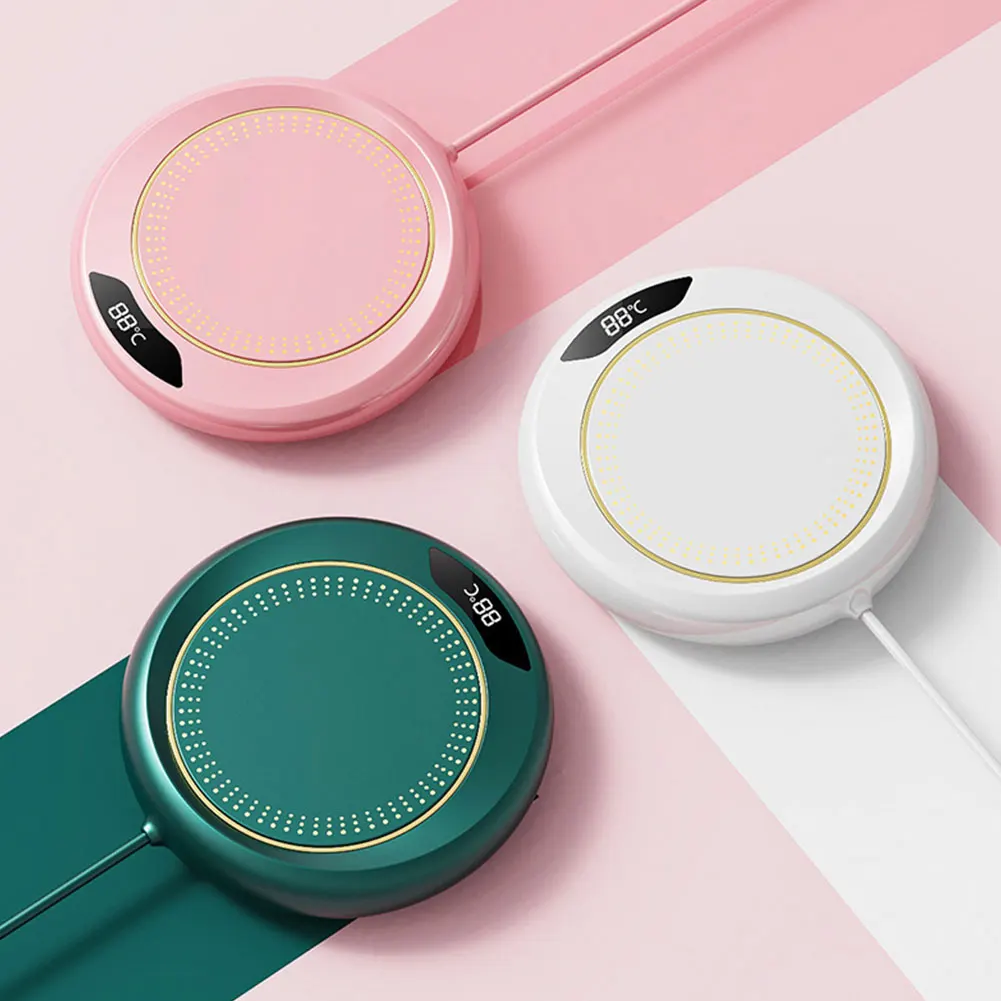 USB Electric Beverage Warmer 3 Temperature Setting Coffee Warmer Plate Coffee Cup Warmer for Hot Coffee Tea and Milk