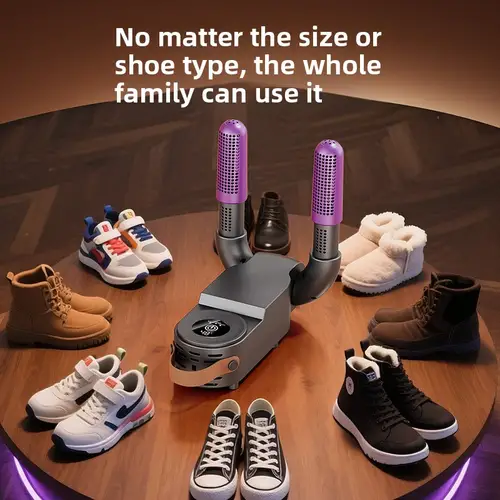Household Folding Shoe Dryer  Retractable Timing-Enabled Hot Air Dryer for Shoes Deodorizing Function Essential Shoe-Drying Tool - Image 3