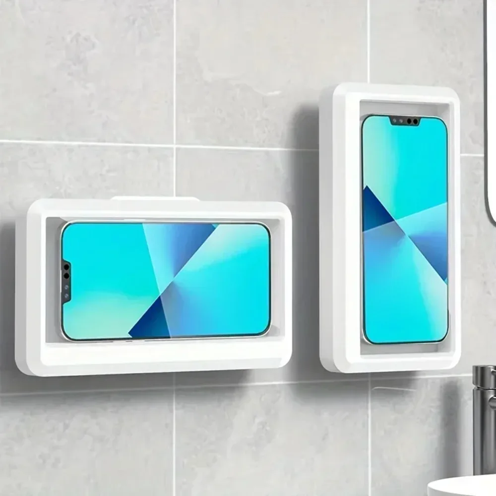 Waterproof & Anti-Fog 360° Rotating Bathroom Shower Phone Holder