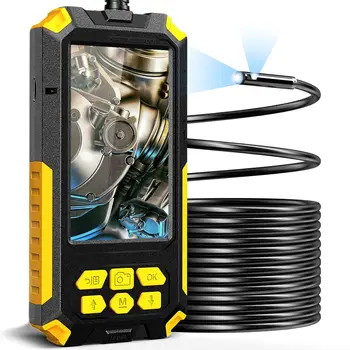 Dual Lens Endoscope Camera 1080P HD Borescope Inspection Camera 4.5'' IPS IP67 Waterproof Snake Camera with 8 LED Light 1