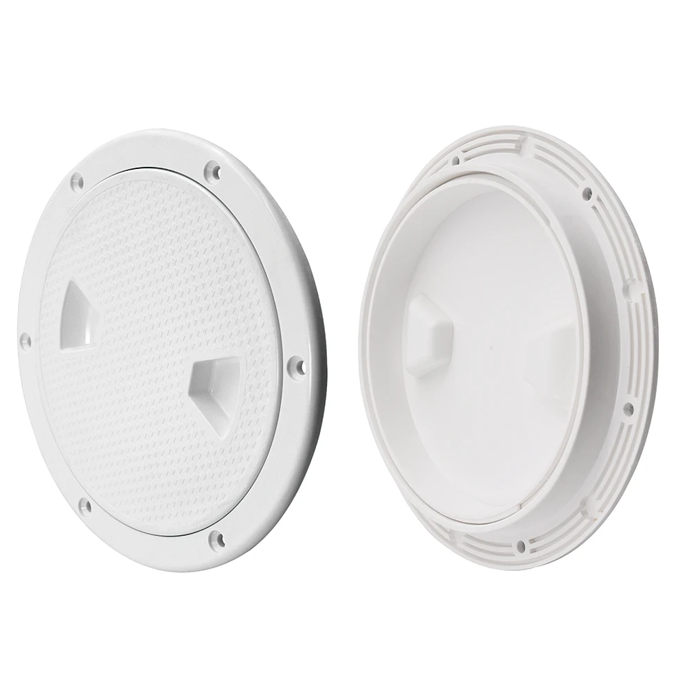 Waterproof Round Hatch Cover - Plastic Deck Inspection Plate For Boats, Kayaks, Canoes