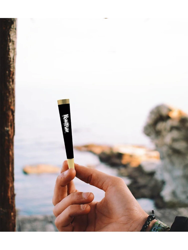 Portable Dry Burning Grass Smoking Pipe Removable Cone Metal Pipes Smoking Grass Pipe Accessories for Gift