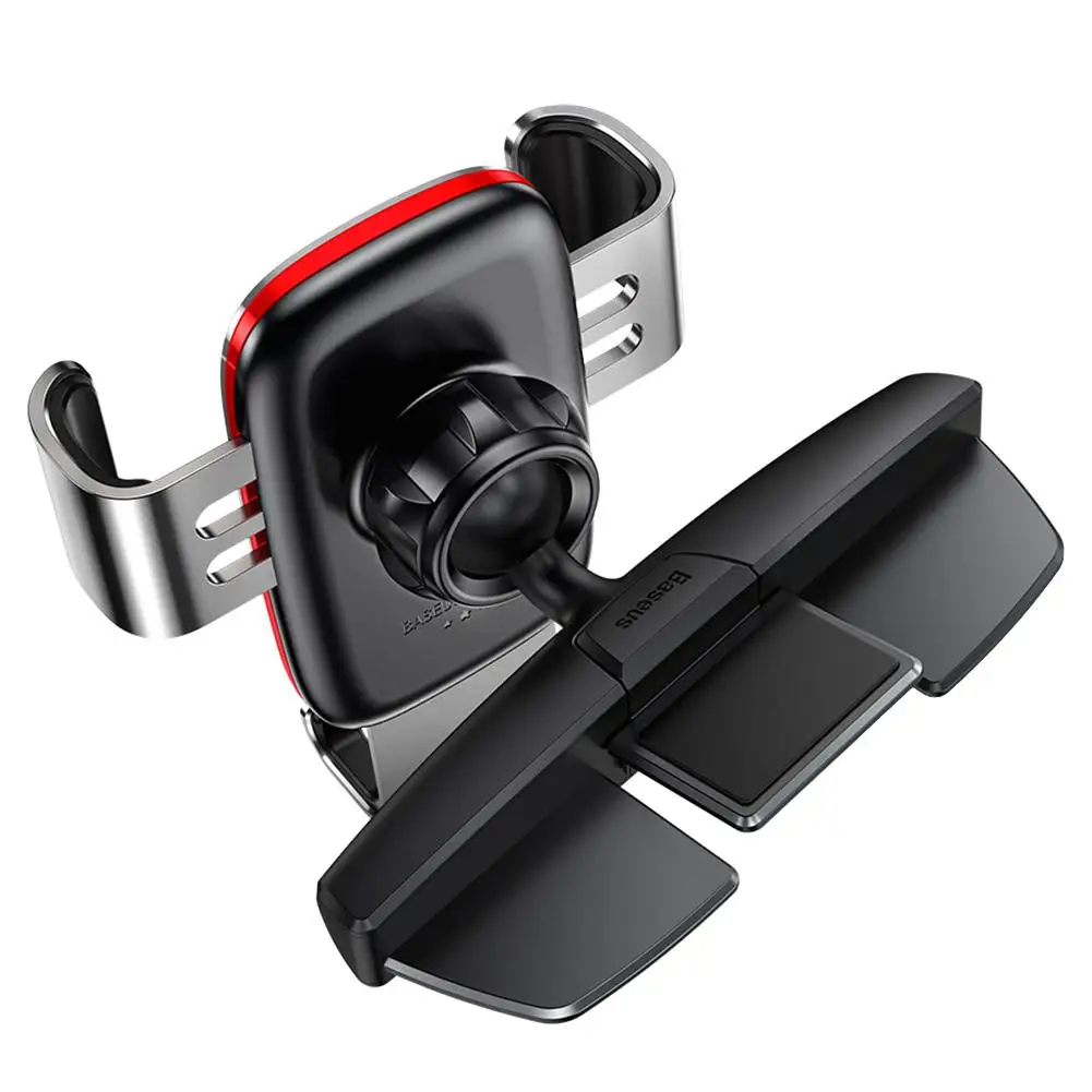 mobile stand for car Baseus Gravity Car Phone Holder Mobile Phone Clip Stand Holder Bracket  CD Slot/Airvent Mount Holder for iPhone Samsung Xiaomi iphone desk stand