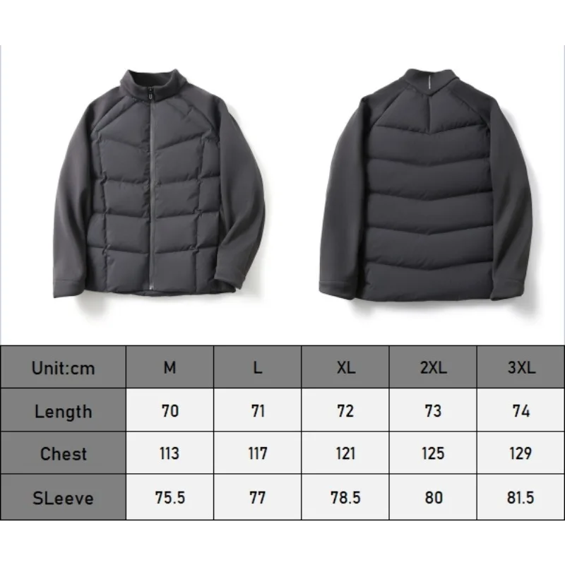 Waterproof Hiking Fit Down Jackets Mens Windproof Lightweight Thicken Warm Coats Camping Treking Climbing Veste Chauffante Homme