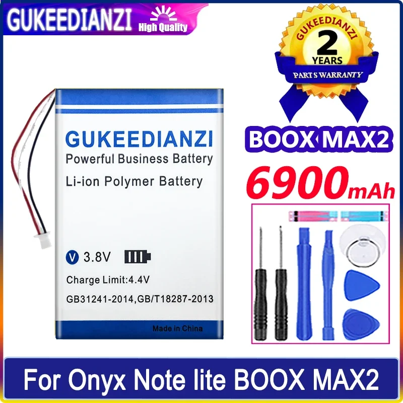 

Аккумулятор GUKEEDIANZI 6900 мАч для Onyx BOOX Note lite MAX 2 MAX2 2588158 электронная книга, цифровая батарея