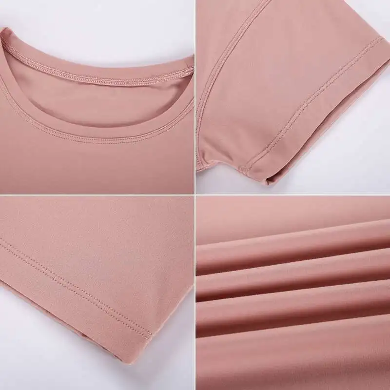 Nepoagym COURAGE Lightweight Brushed Women's Summer Tops Short Sleeve Crop Casual Woman Top Shirts Loose Fit Workout T-shirts