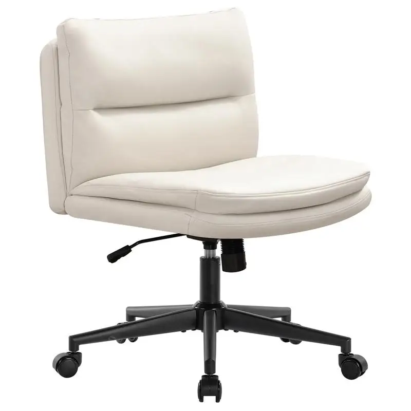 

Armless Desk Chair Thickened Cushion Office Chair P