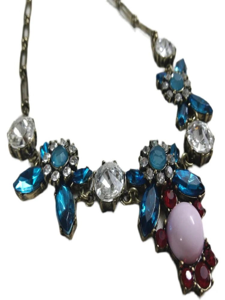 

Женское винтажное ожерелье с подвеской в виде цветов