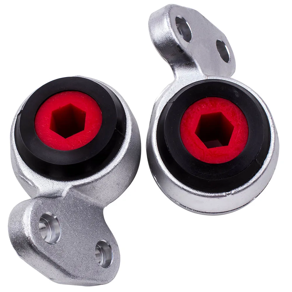 

2Pcs Aluminum Front Lower Control Arm Urethane Bushings For BMW E46 31121095278