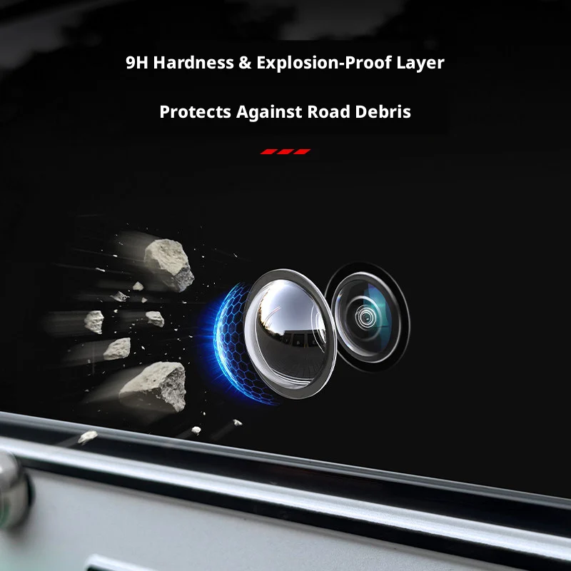 Copertura Protettiva per Telecamera Auto/Copriobiettivo Specifico per Uso Veicolare, Protezione a 360 Gradi per Telecamera Retromarcia, Automo - immagine 5