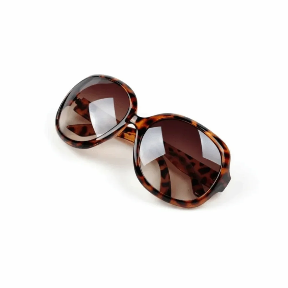 Chic Oversized Square UV400 Sunglasses with Elliptical Frame