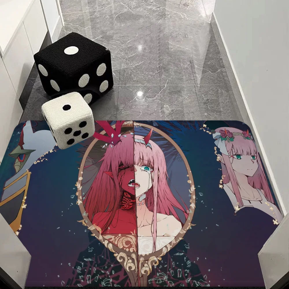 Zero Two Floor Mat Bathroom Mat Kids Room Bedroom Decoration Balcony Anti-Slip Doormat Living Room Bedside Area Rugs 5