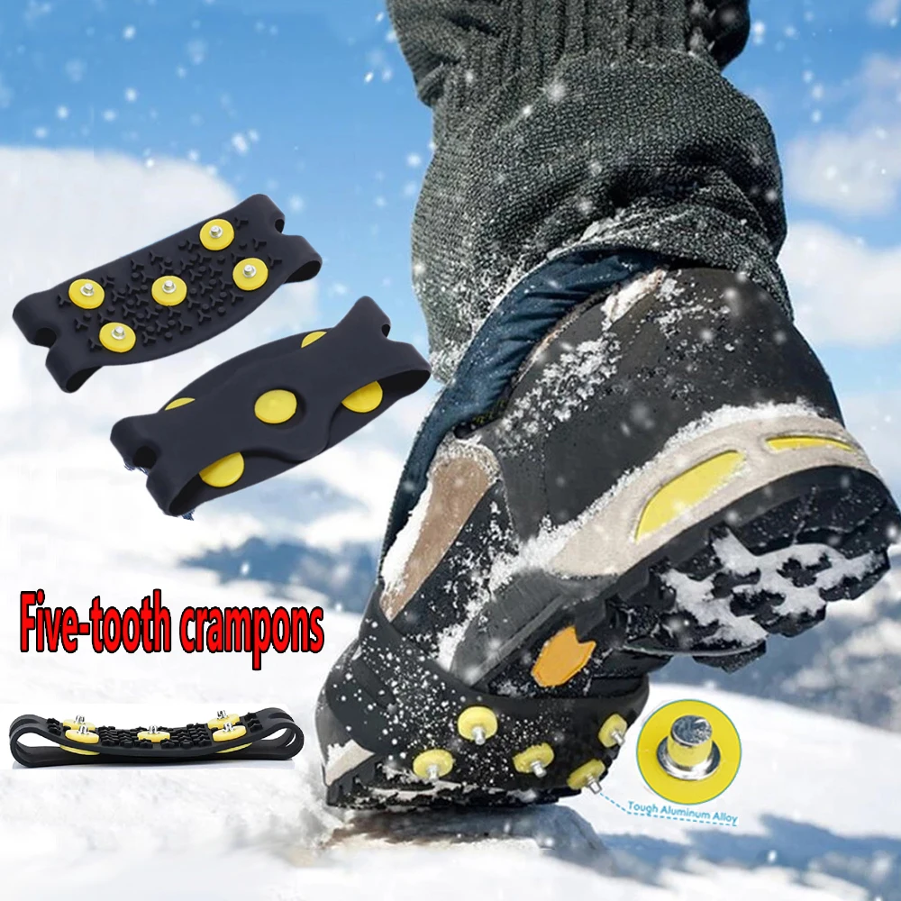 Teeth Anti-Slip Ice Crampons for Outdoor Gripper Spikes Winter