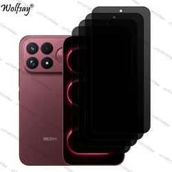 Ultra Privacy Anti - Spy Screen & Camera Glass Protector for Redmi K100 Pro Max (4 Front Glass)