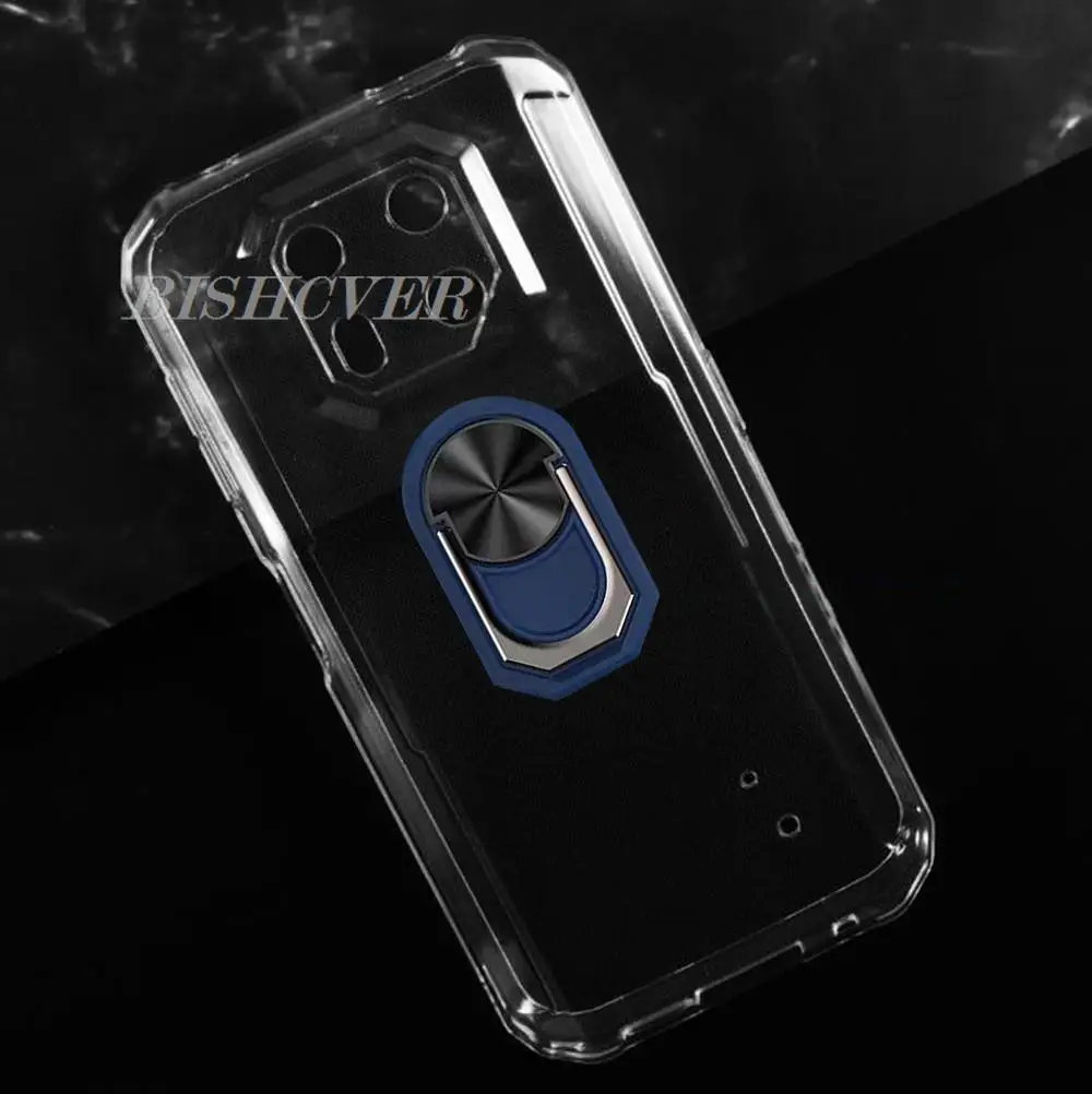 For Ulefone Armor 22 Armor22 6.58" 2023 Back Ring Holder Bracket Phone Case Smartphone TPU Soft Silicone Cover 3