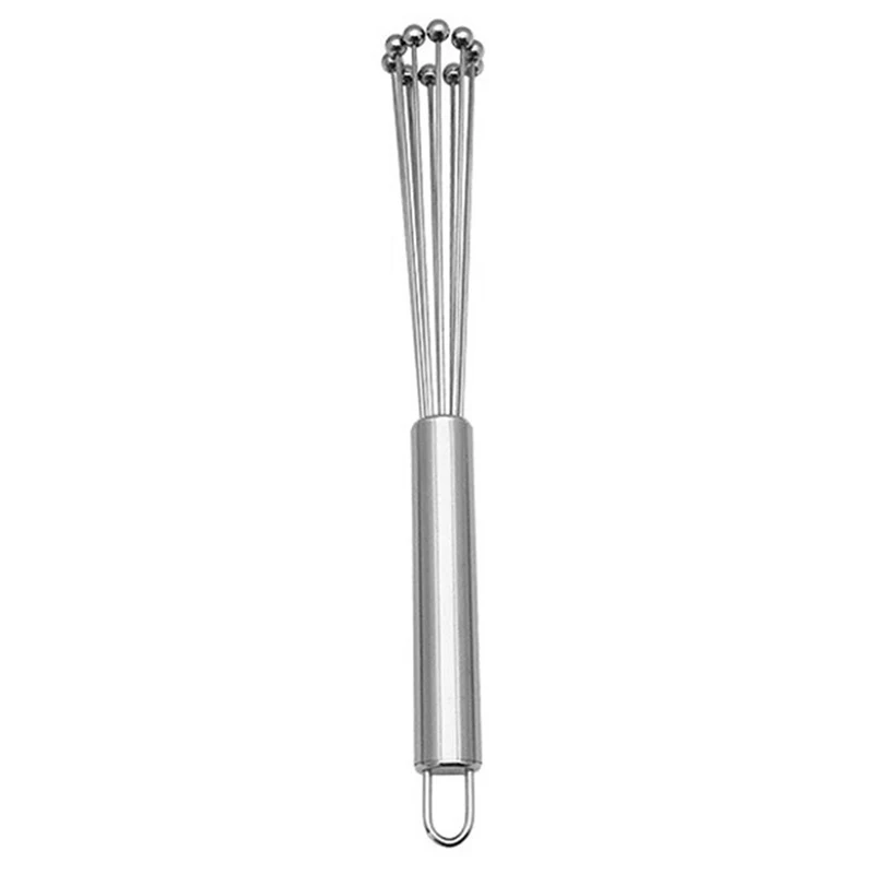 Ball Hand Whisk Egg Stirrer Cream Foamer Baking Mixing Tools Stainless Steel