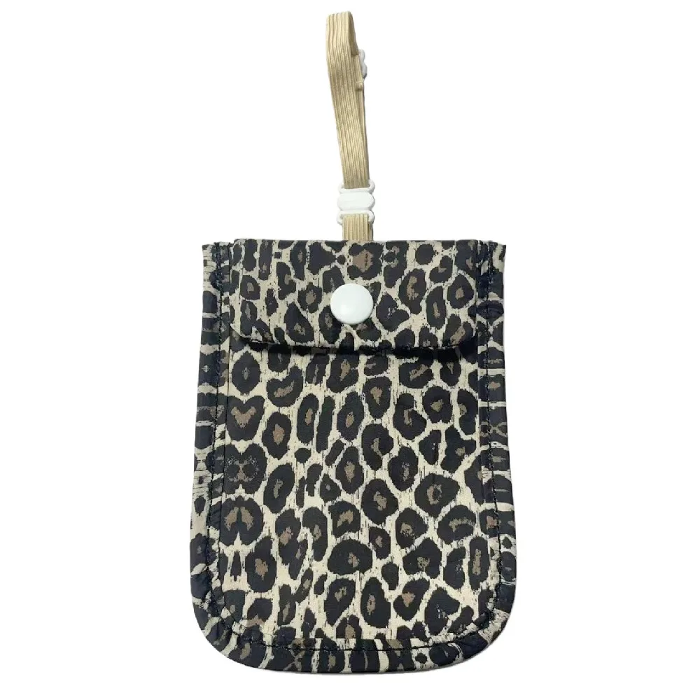 Solid Color Anti-Theft RFID-Blocking Bra Wallet with Adjustable Strap