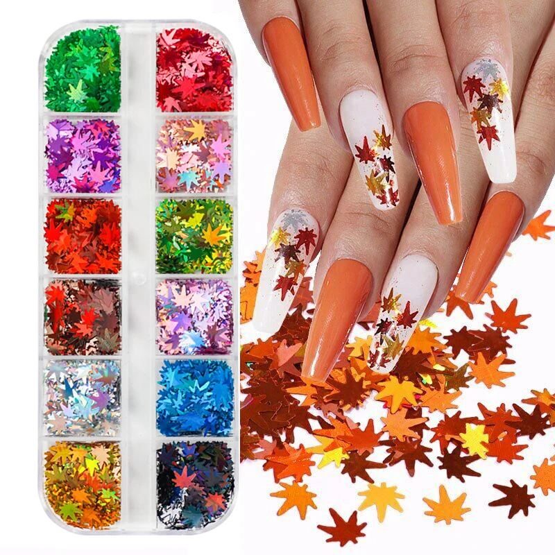 Color Fire Opal Nail Powder Flakes Aurora Glitter Paillettes Per Unghie Sparkly Gel Polish Sticker Accessori Per Manicure 3D Beobr