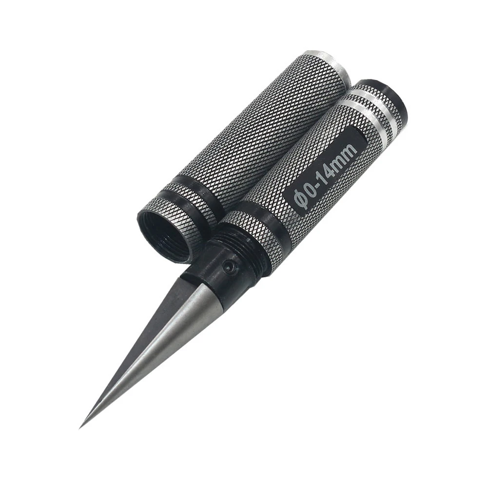 

Durable Reaming Cutter Drill Tool Stainless Steel 0-14mm 130mm Total Length 1PC Clay Punch Reamer Reaming Edge