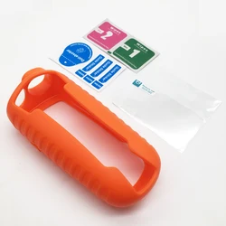 Silicone Protective Case and Screen Protector (Orange)