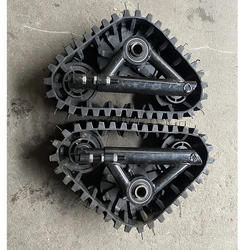 Kit Universal de pistas de nieve ATV/UTV (2 piezas) - Conversión de neumáticos traseros para vehículos todoterreno