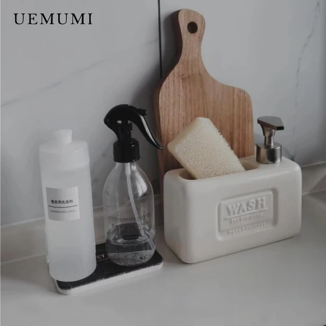 Luxury Beige เซรามิคเครื่องจ่ายของเหลวล้างจาน Liquid เจลอาบน้ําขวด, สีดําขวดกดครัว 4