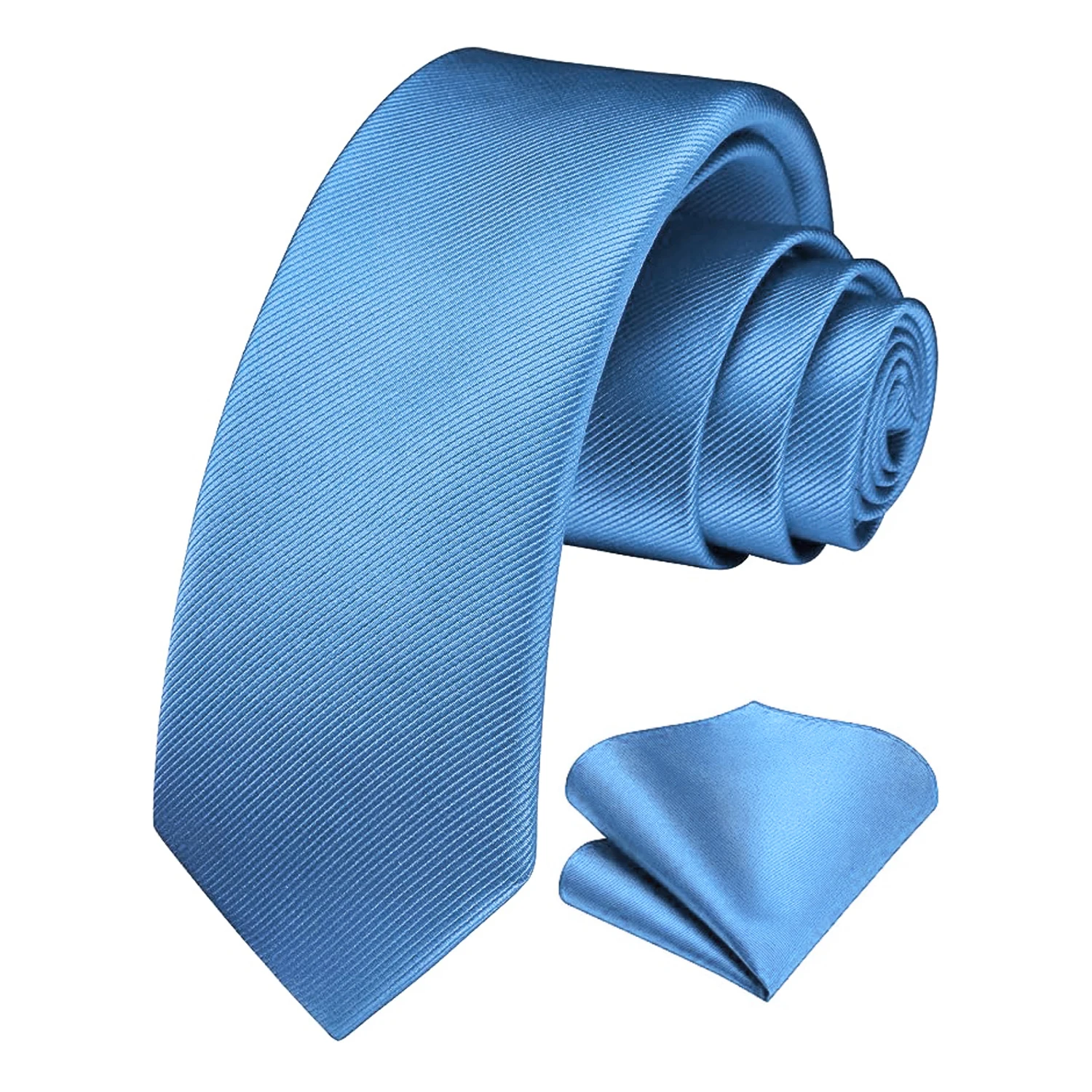 Cravate Homme Extra Fine 6 Cm - Longueur 147 Cm - 100% Polyester - Avec Boîte Cadeau
