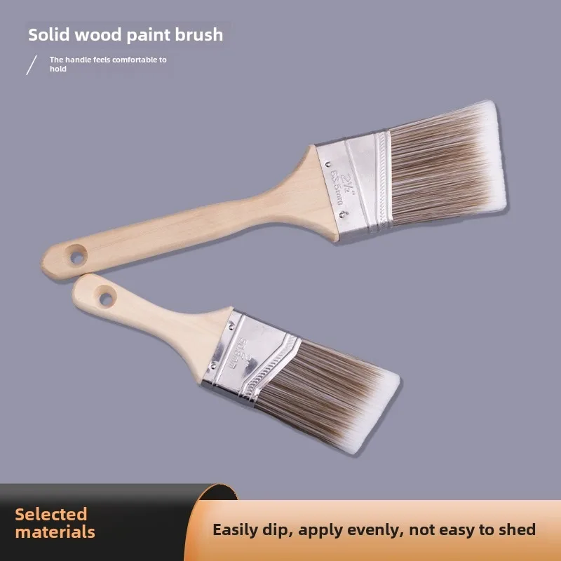 Bevel color separation brush for interior and exterior corner brushes for latex paints paints stains paint supplies and tools paint brushes