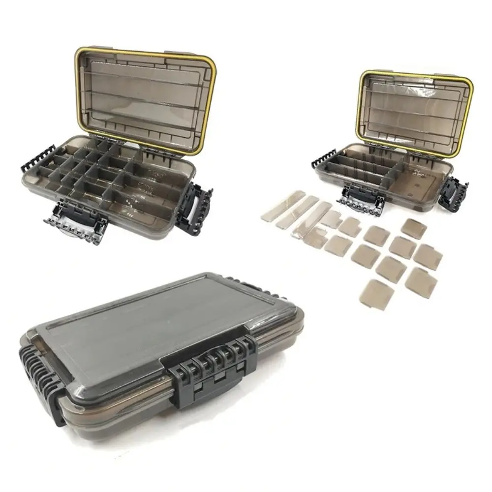 Large-Capacity Fishing Tackle Box Detachable Waterproof Fishing Storage Box Thickened S/M/L Fishing Gear Box Lure Storage