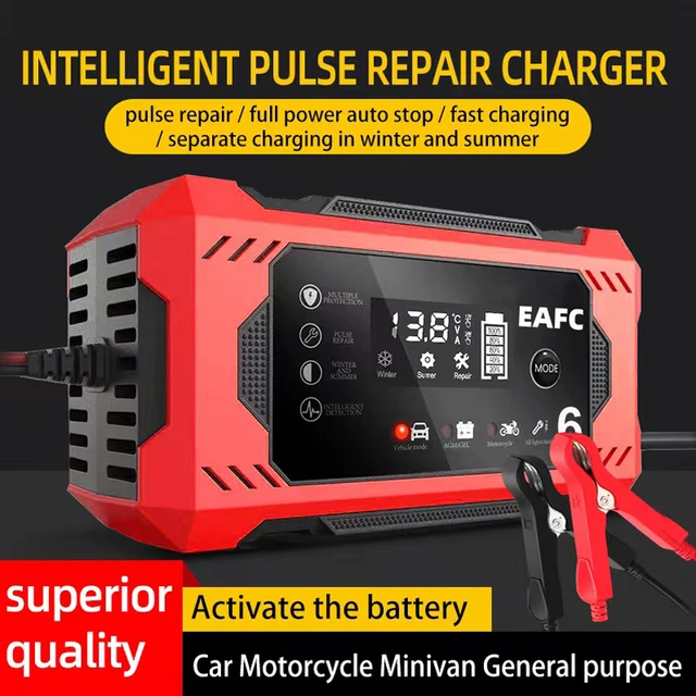 12V 6A Intelligent Car Battery Charger 6