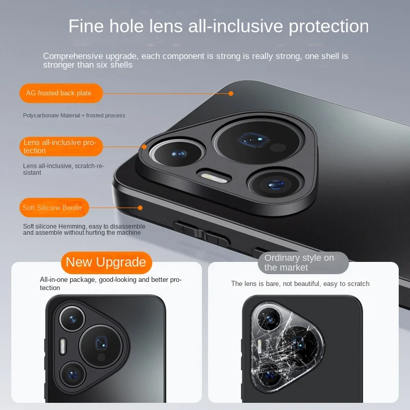 Shock-Resistant Matte Feel Phone Case with All-Inclusive Protection