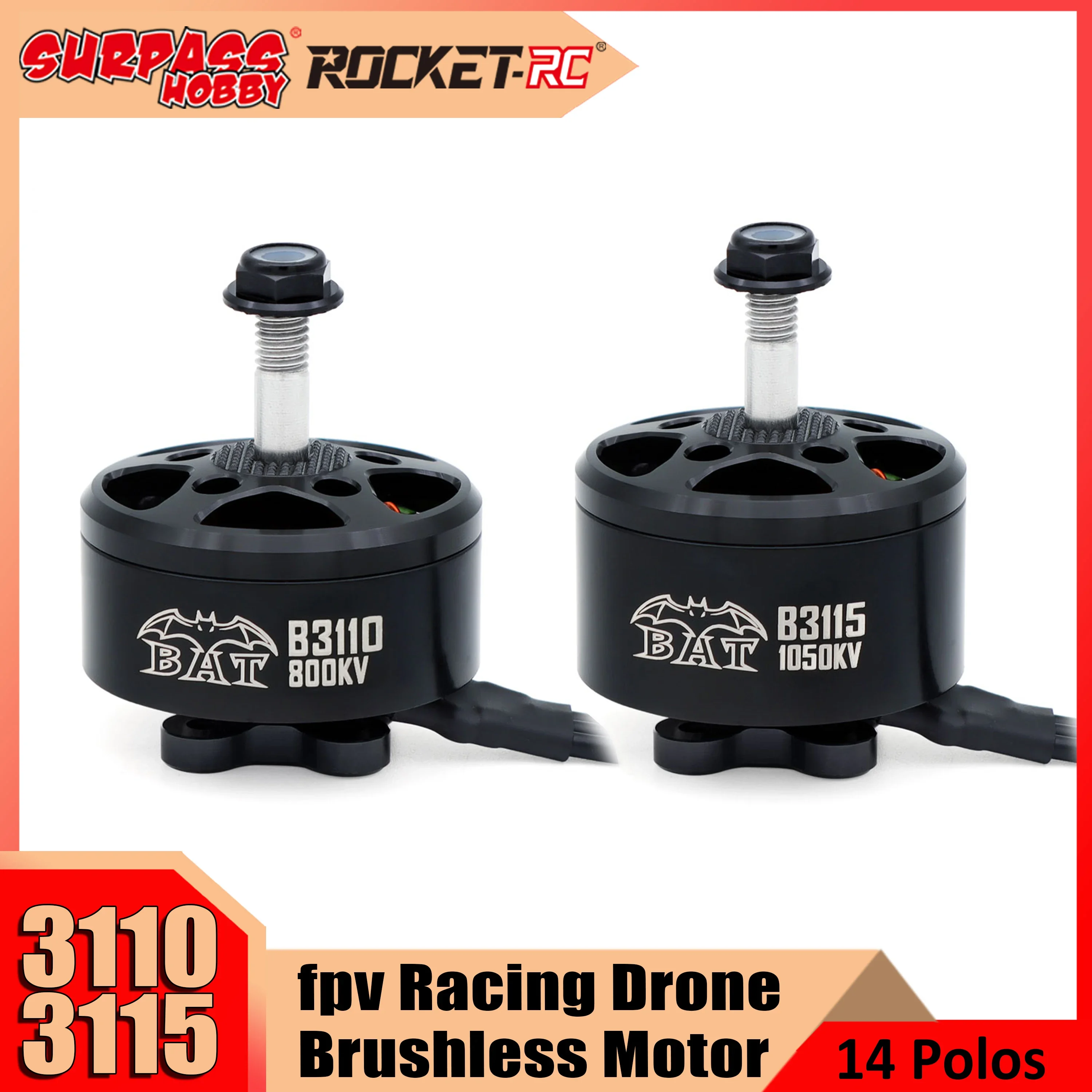 

Surpass Hobby RC Outrunner Drone Motor Brushless 3110 3115 fpv Racing Drone DIY Cinewhoop Elrs Foxeer Tiny Whoop Speedybee